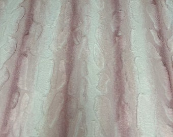 Soft Pink Throw Blanket -- Super Soft Light Weight Heavenly Fabric - Double-sided Reversible Soft Rose Pink White Throw blanket - SKU 18435