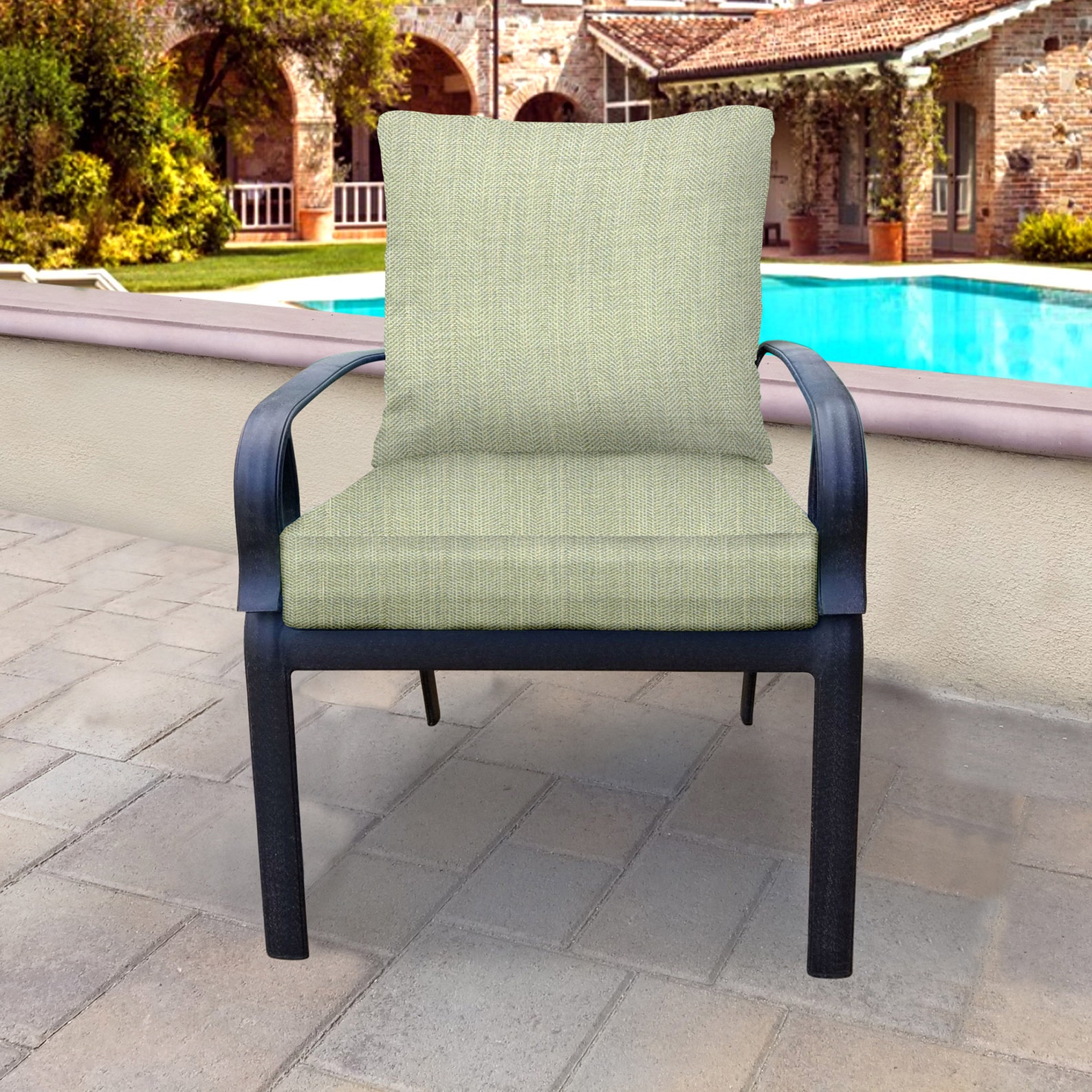 Outdoor Cushion Light Green Indoor/ourdoor Pillow Green Etsy