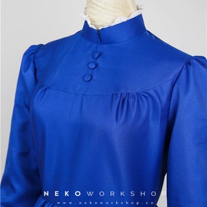 Victorian Sophie Dress Blue