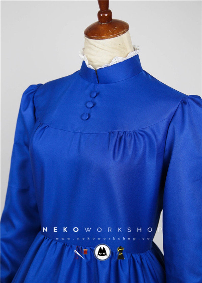 Victorian Sophie Dress Blue