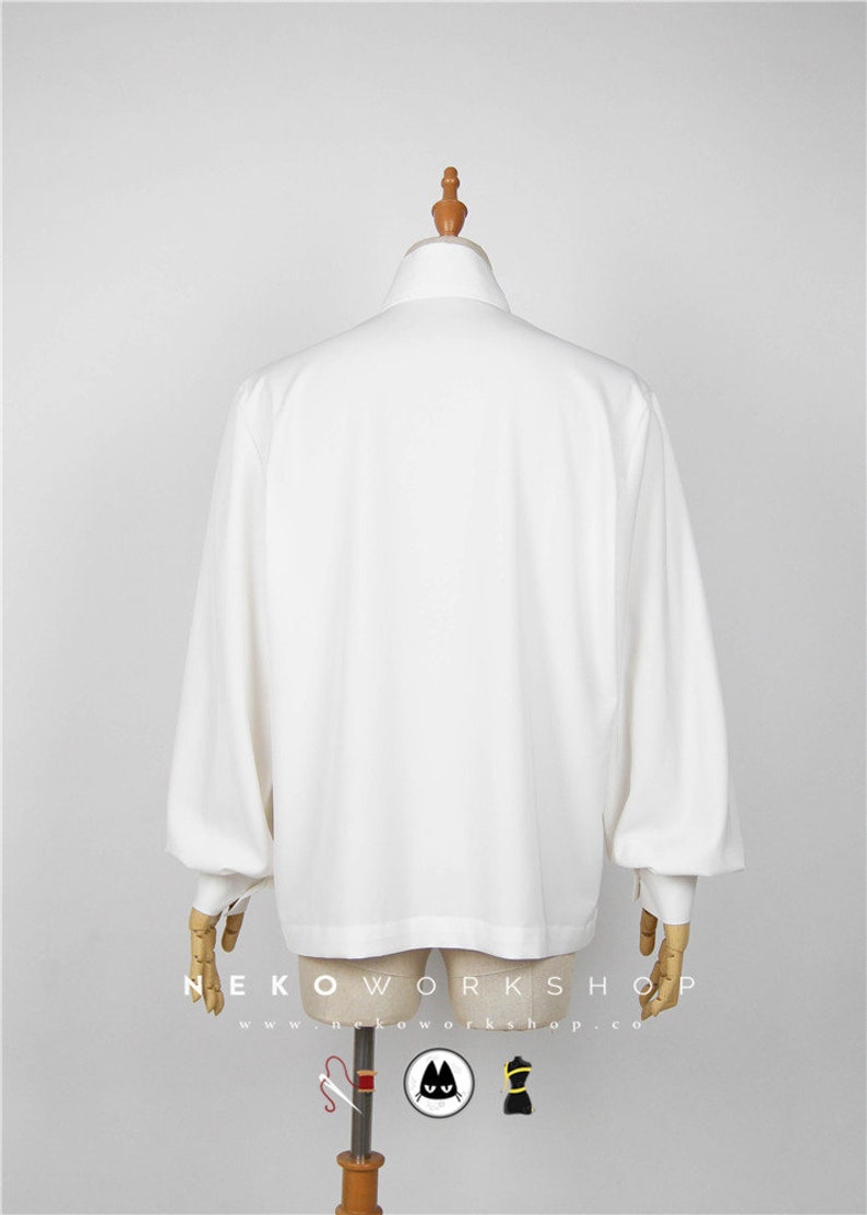 White Medieval Shirt image 4