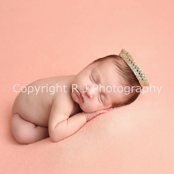 Handmade Baby Crown / Newborn Baby Crown / Newborn Photo Prop