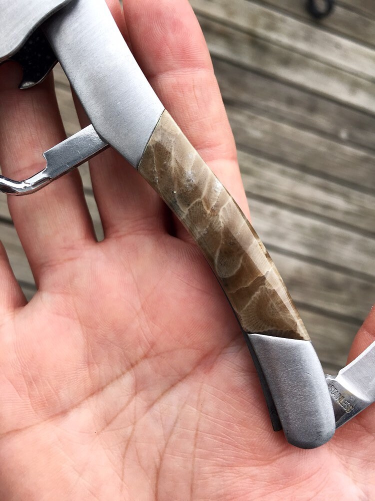 Petoskey Stone Wine Key