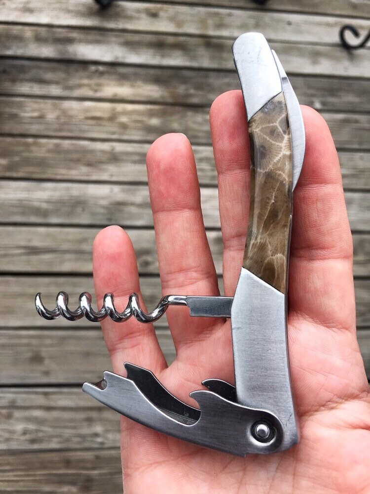 Petoskey Stone Wine Key