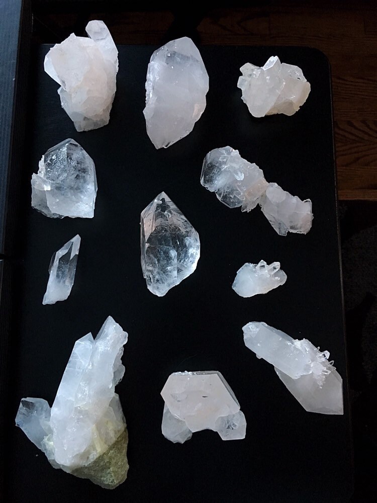 Arkansas Quartz Crystal Lot I 11 pieces!!