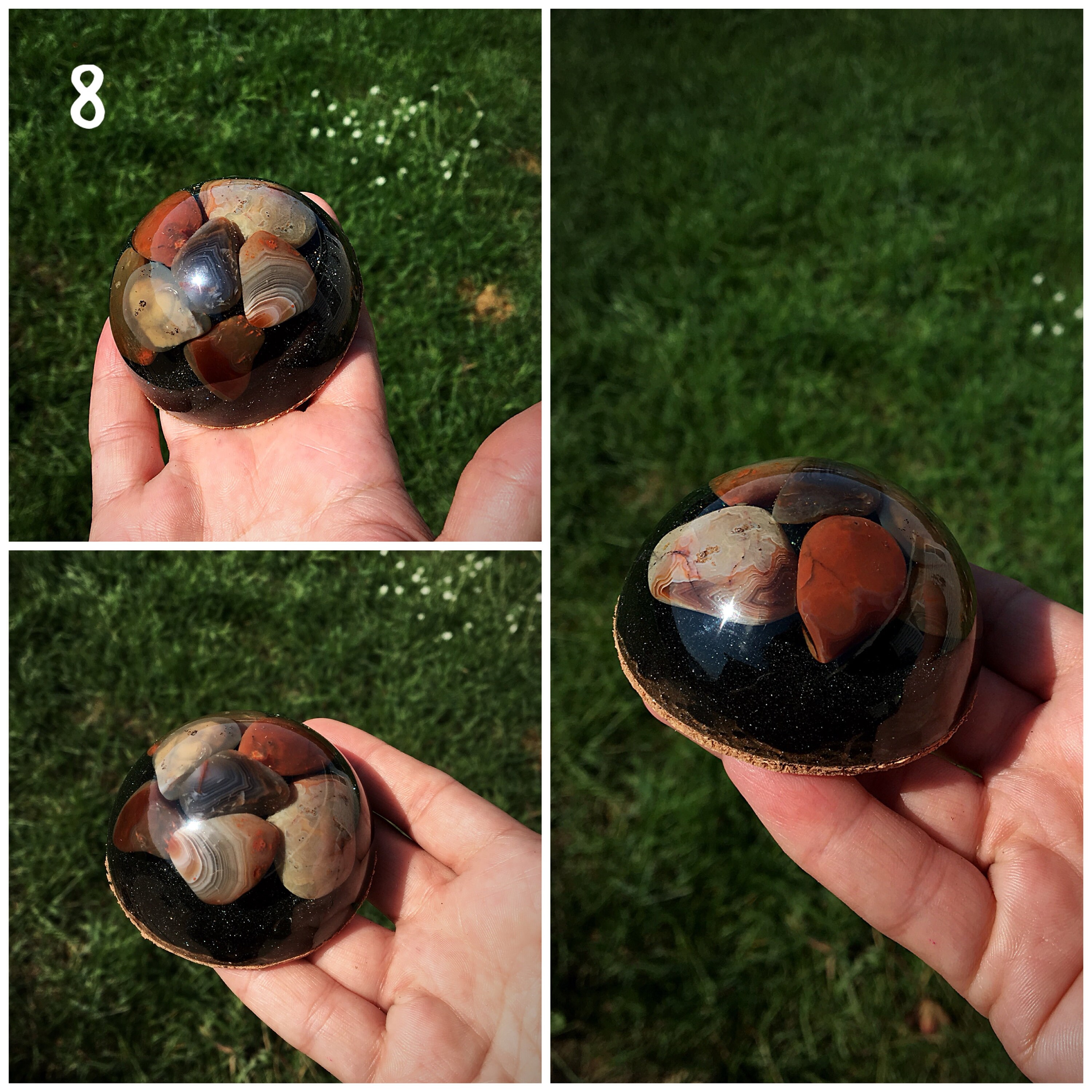 Epoxy Stone Paperweights