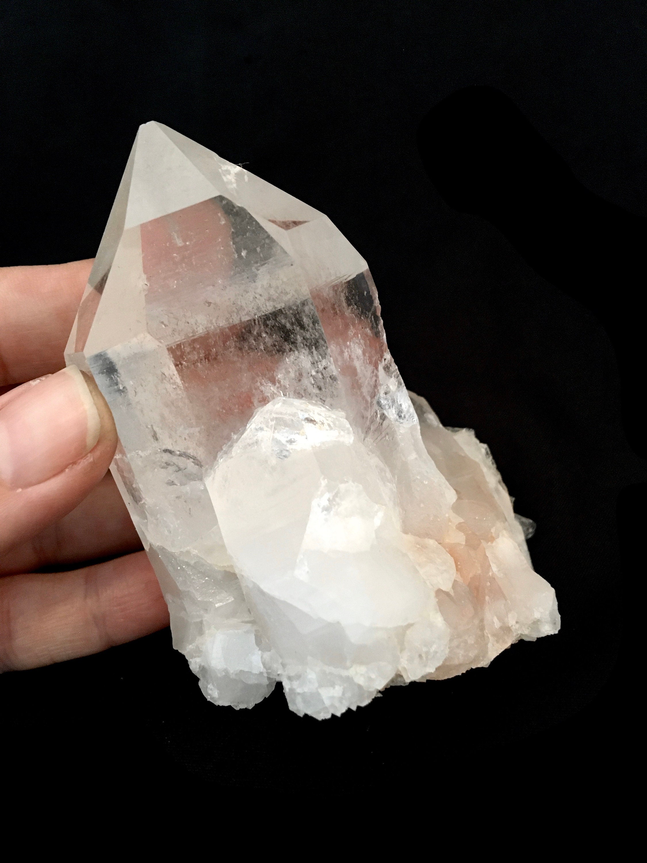 Arkansas Quartz Crystal Self Healed Point