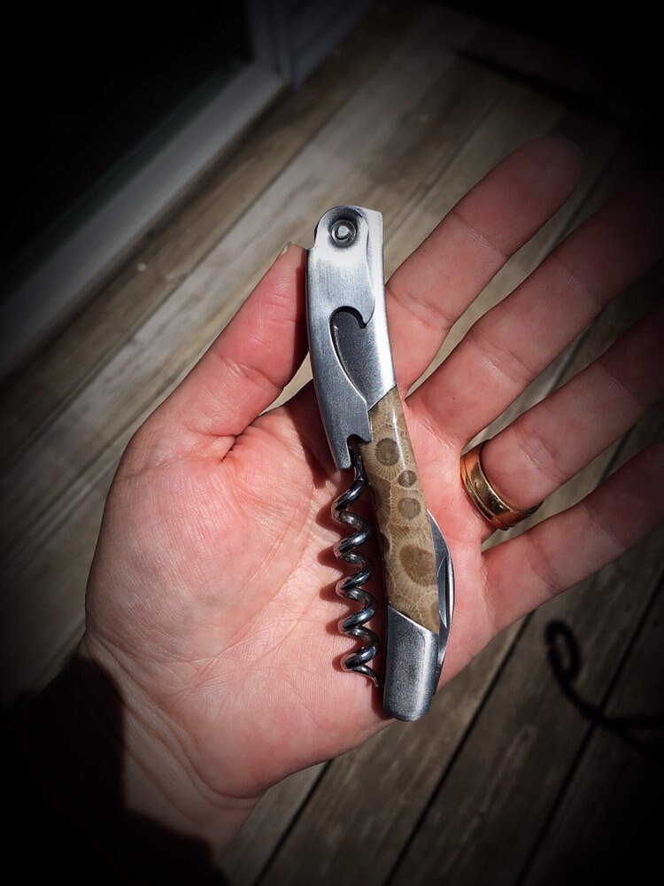 Petoskey Stone Wine Key