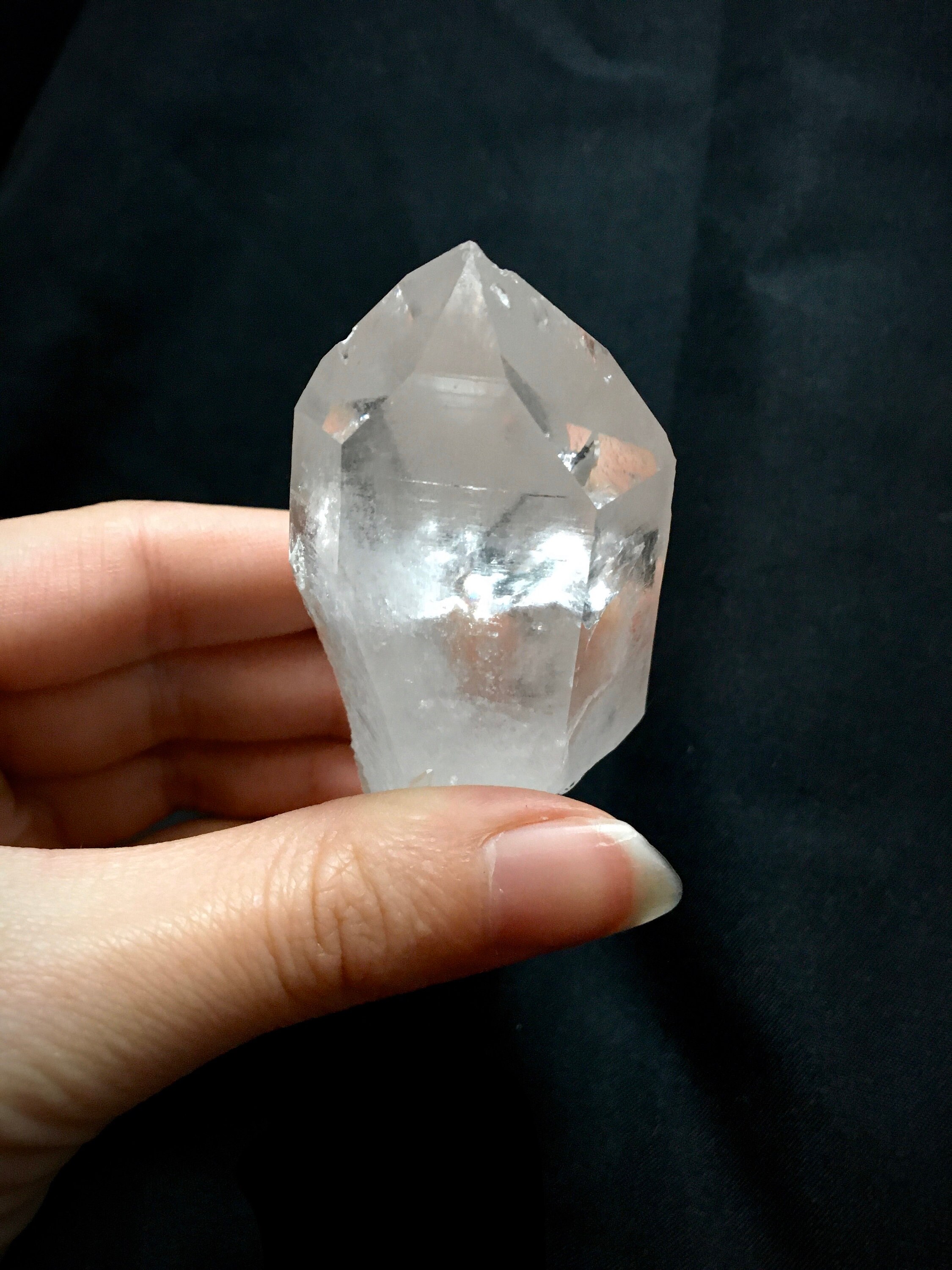 Recorder Keeper Arkansas Quartz Crystal Self Healed Point