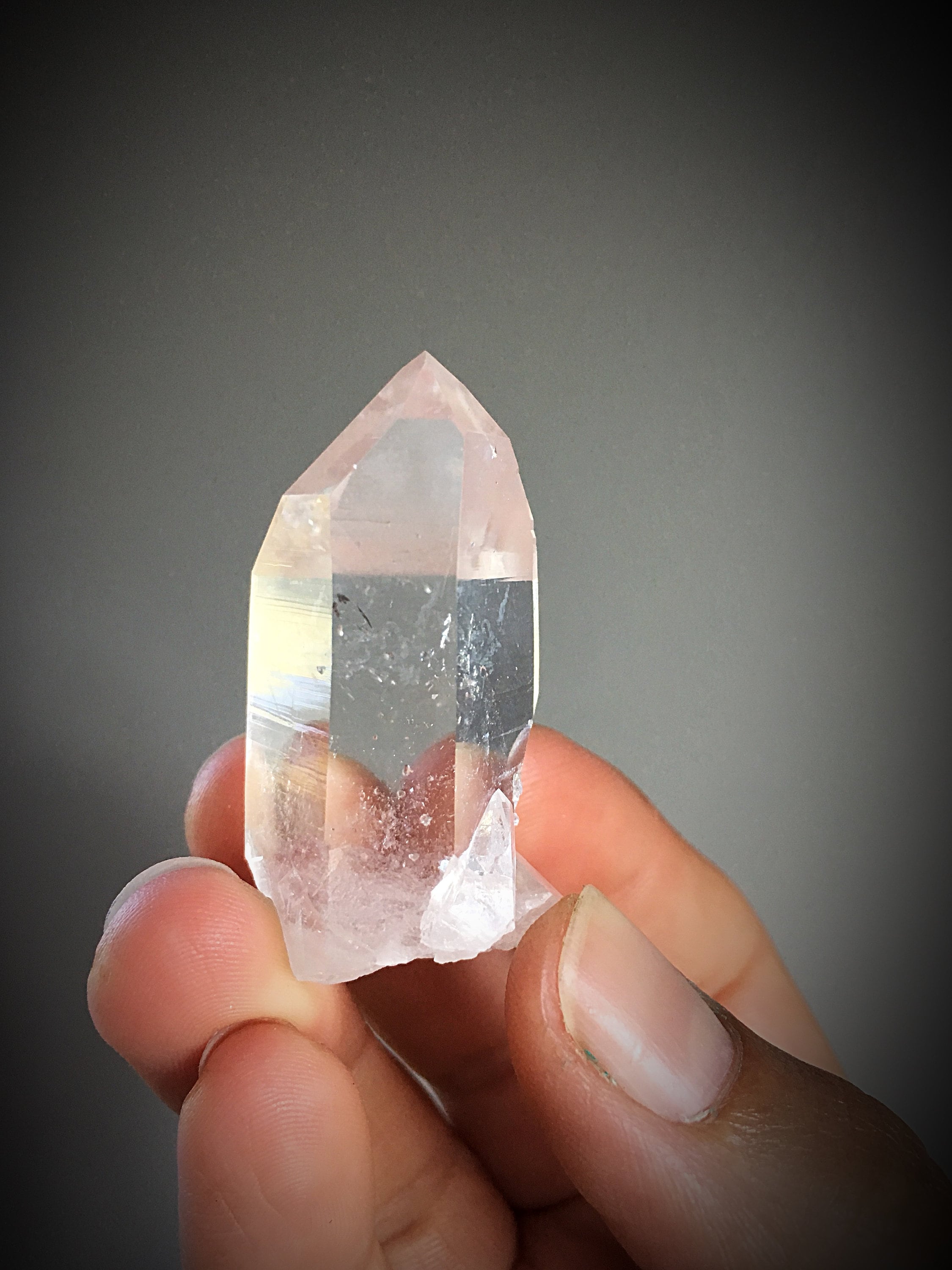 Arkansas Quartz Crystal Self Healing Point