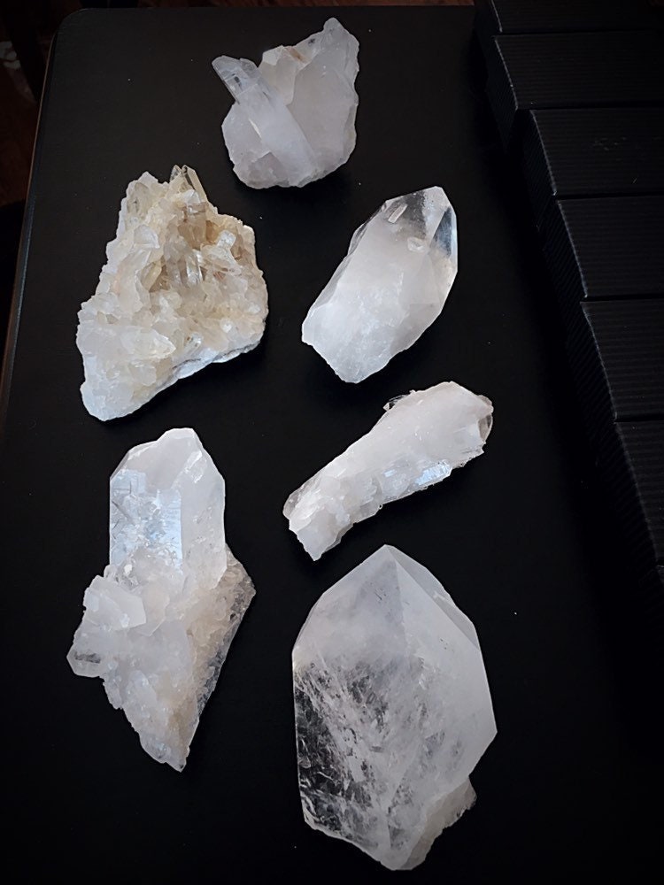 Arkansas Quartz Crystal Lot A 6 pieces!!