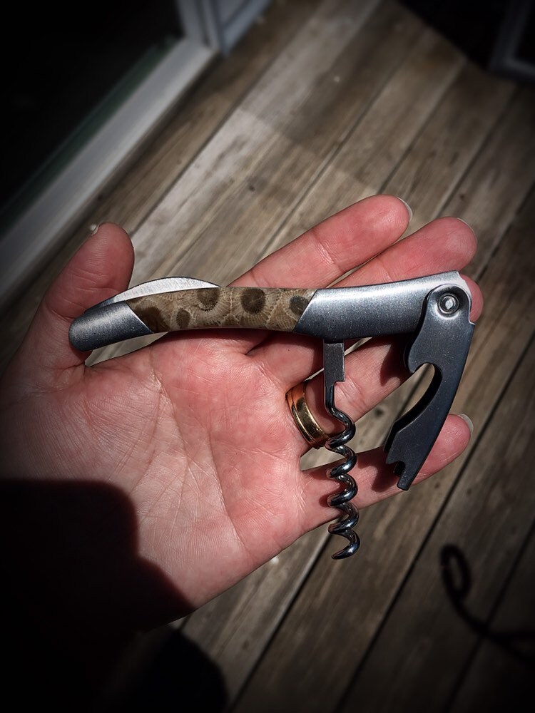Petoskey Stone Wine Key