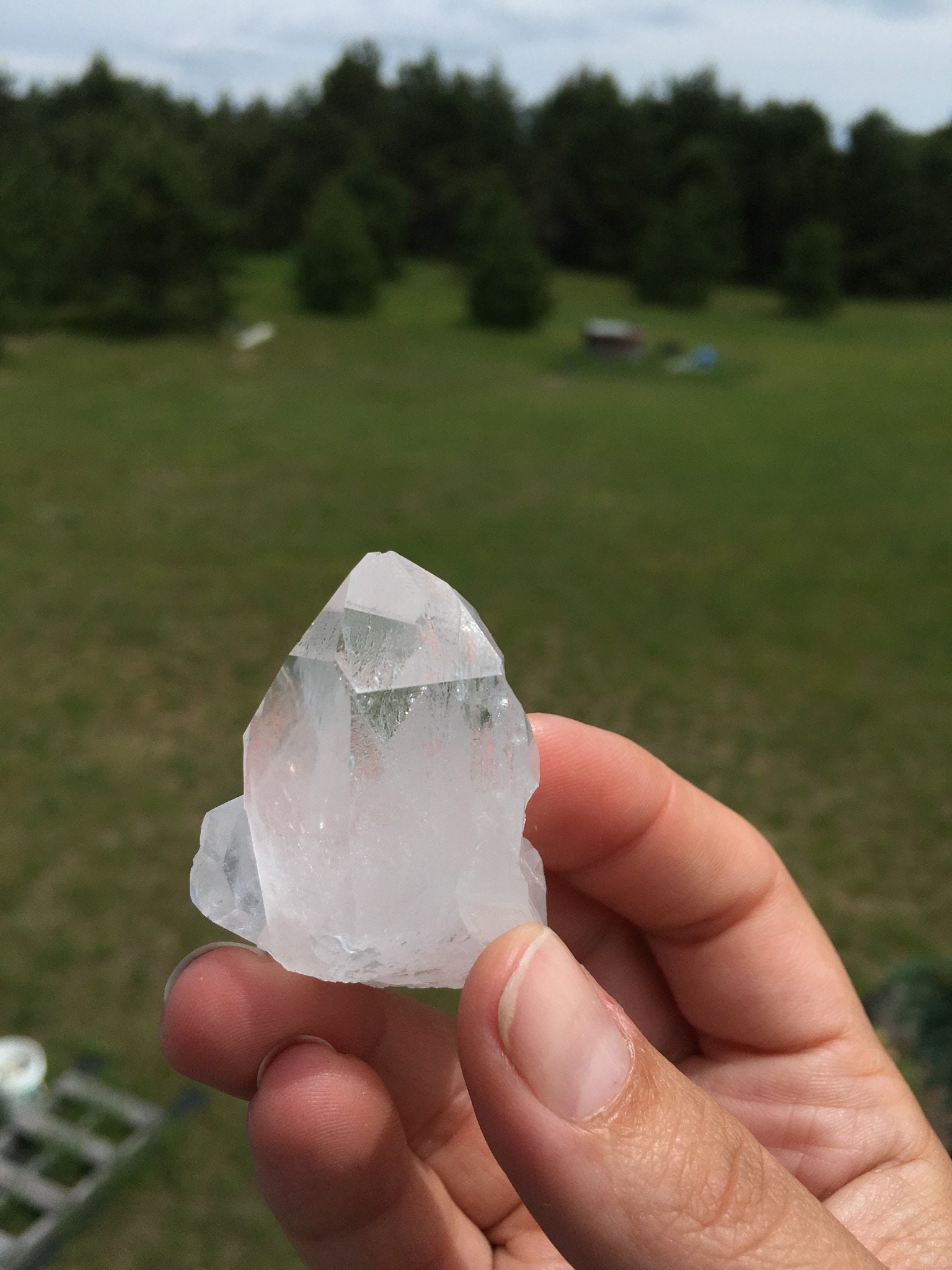 Arkansas Quartz Crystal Lot M” 7 pieces!!