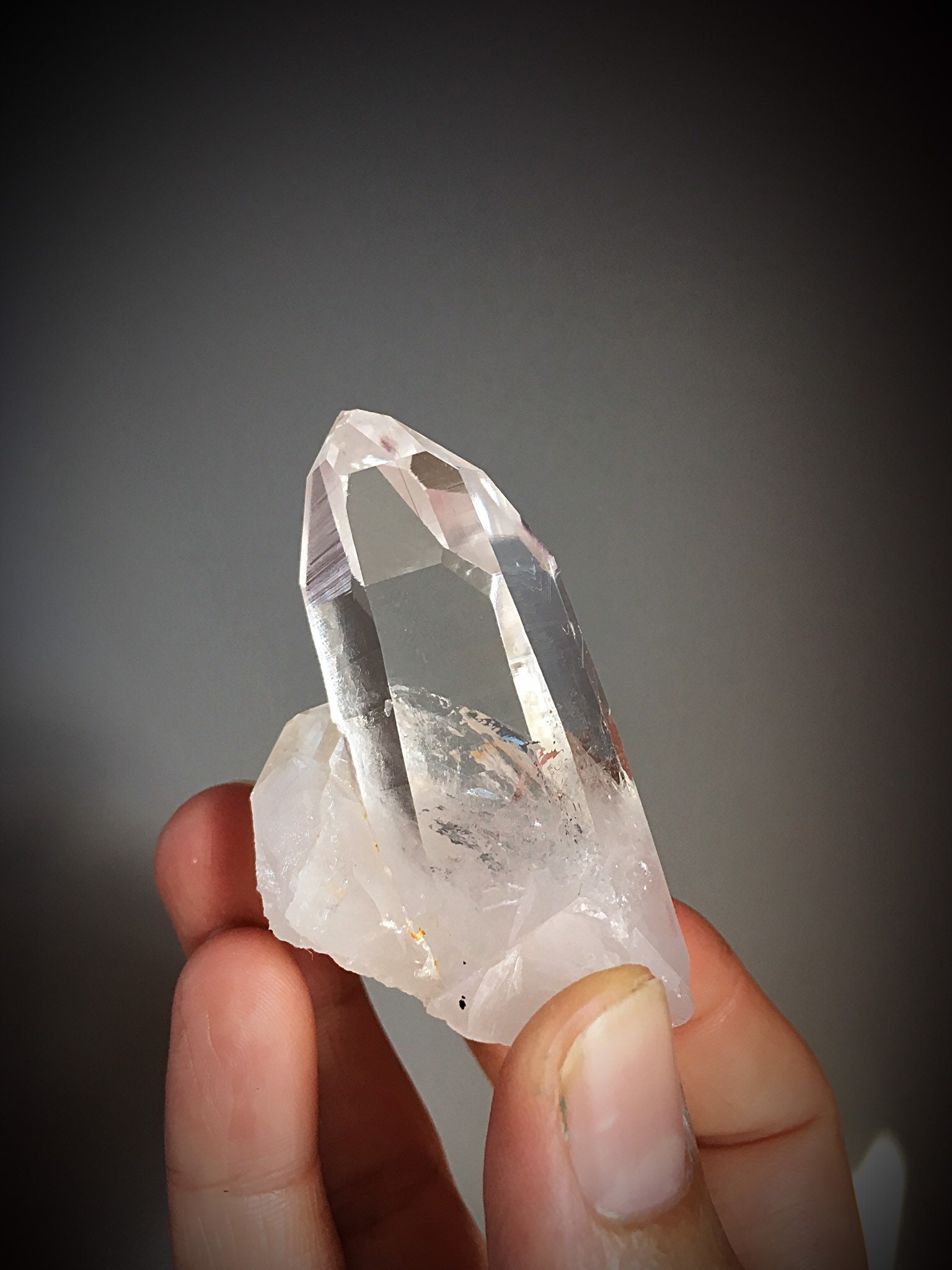Arkansas Quartz Crystal Self Healing Point