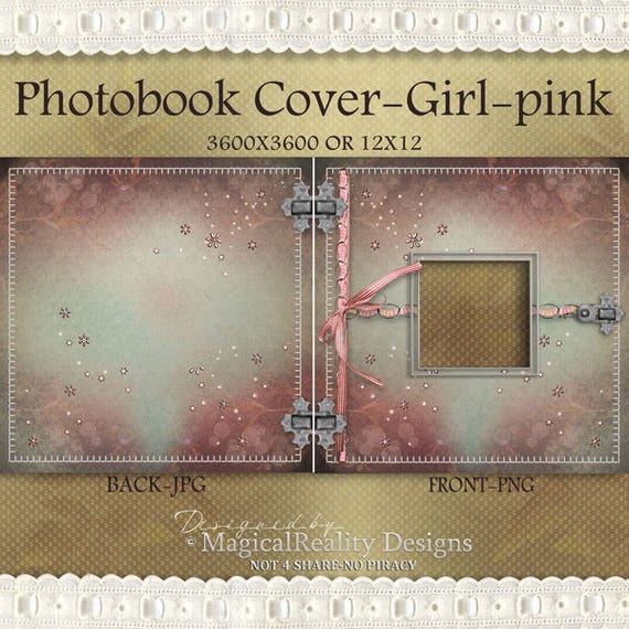 Digitale Fotobuch Cover Girl Rosa 12 X 12 Fotobuch Etsy