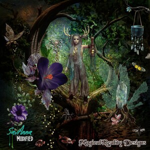 SavAnna Modified {Personal Use} Digital Scrapbooking Photoshop Overlays Fantasy - Digital Scrapbook Kit - Magical