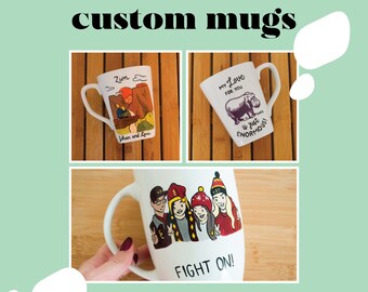 Custom Hand Painted Mug | Personalized Mug
