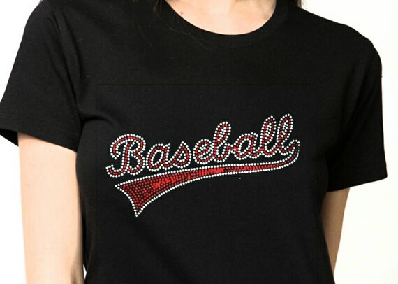 shirt Baseball T Shirt Bling Tee | Etsy 