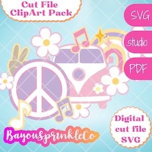 Pacchetto di file di taglio SVG Groovy Clipart