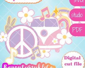Groovy Clipart SVG cut file Pack