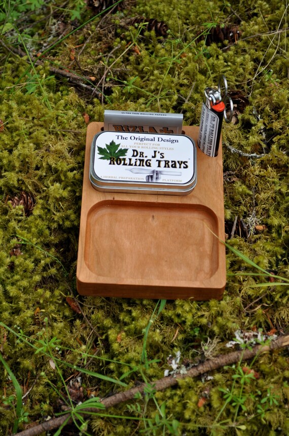 Items similar to Cherry Marijuana Rolling Tray, Weed Rolling Tray. Tabacco Rolling Kit storage