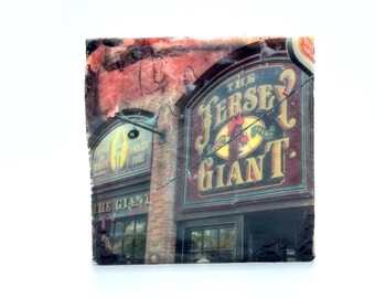 The Jersey Giant Bar | Encaustic Painting | Urban Photography | Toronto Wall Art | Block Art