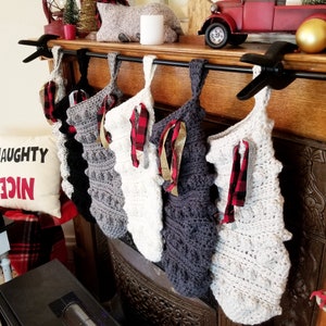 Pattern, Cobblestone Crochet Stocking Pattern, Crochet Stocking Pattern, Christmas Stocking Pattern image 9