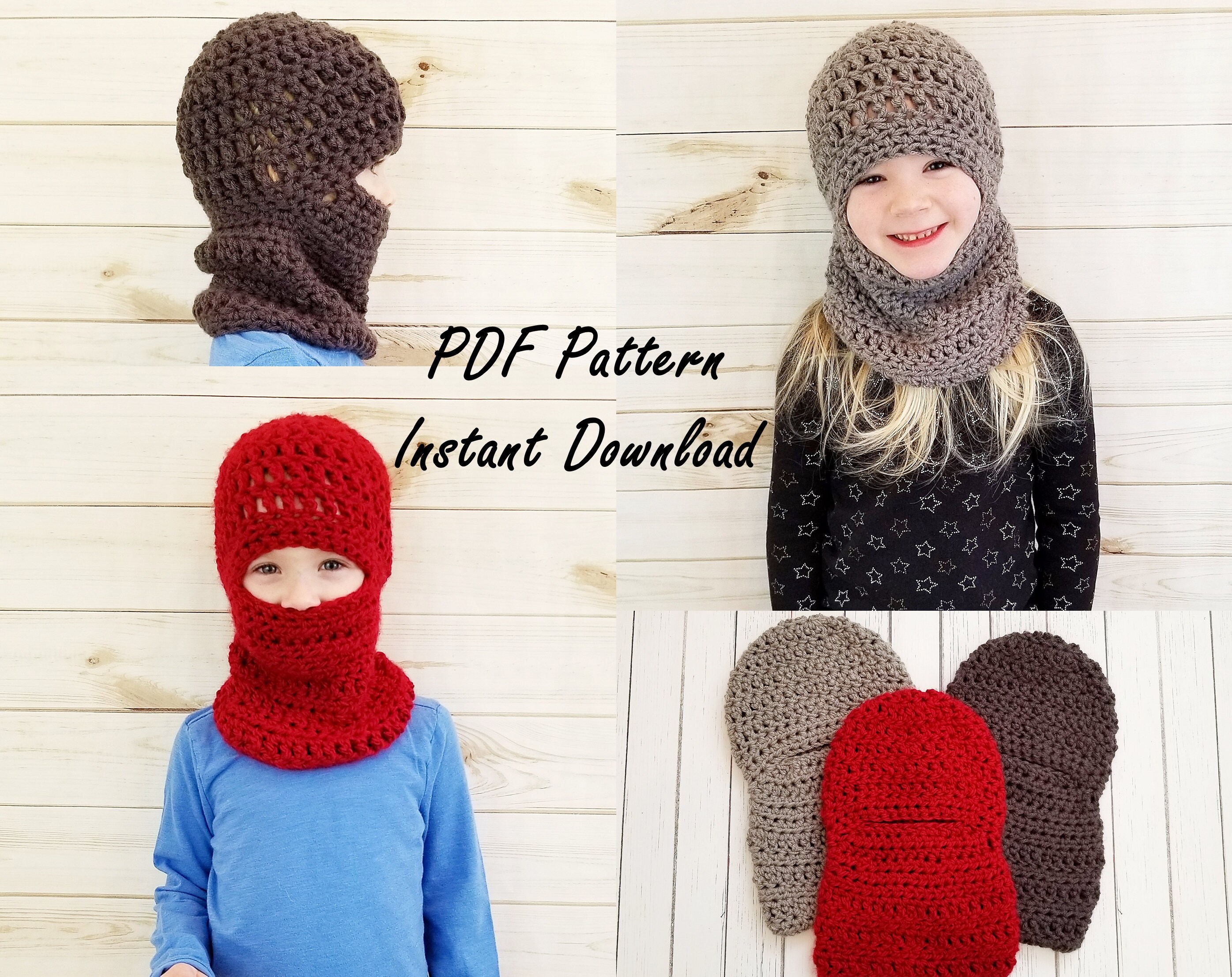 Crochet Pattern Avery Balaclava Ski Mask Pattern Instant Etsy