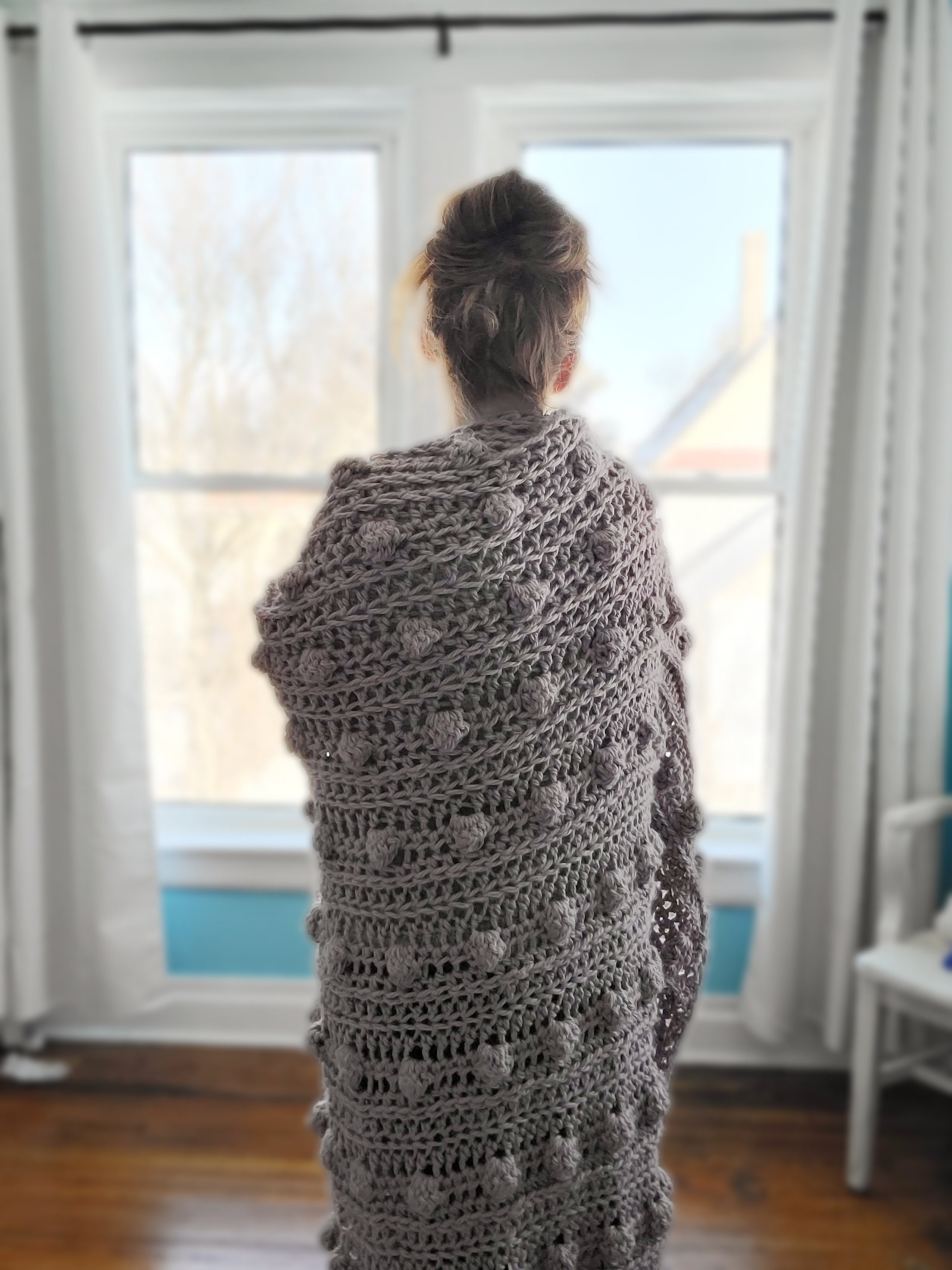 Crochet Pattern Beacon Hill Blanket Bobble Blanket in Lovey | Etsy