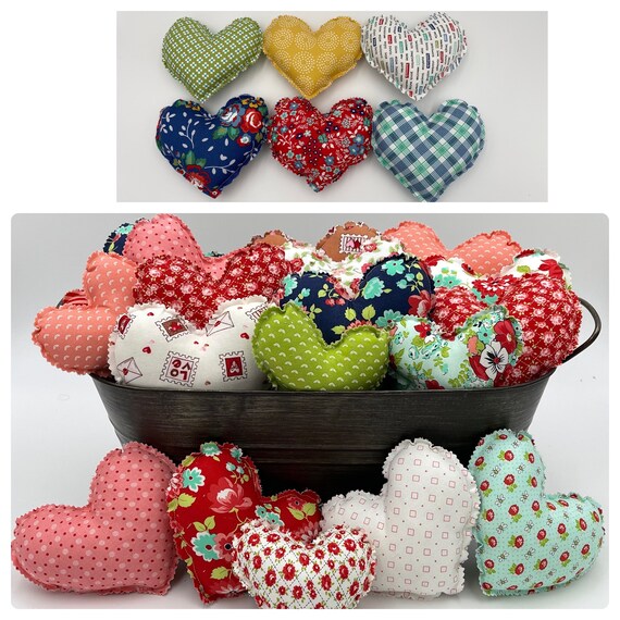 stuffed heart pillow