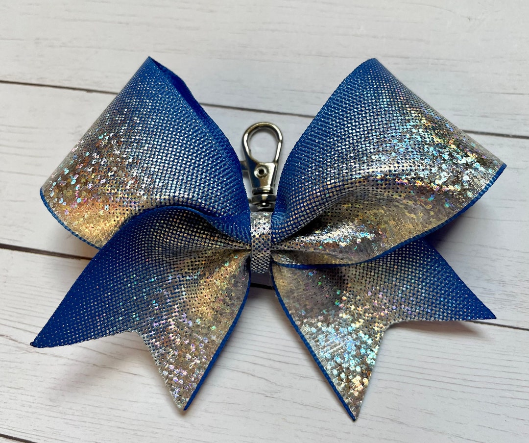 Mini Cheer Bow Zipper Charm, Mini Cheer Bow Keychain, Mini Cheer Bow