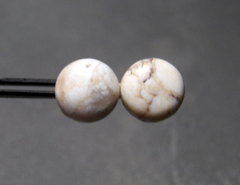 10mm Brazilian Agate Gemstone Post Earrings with Sterling Silver