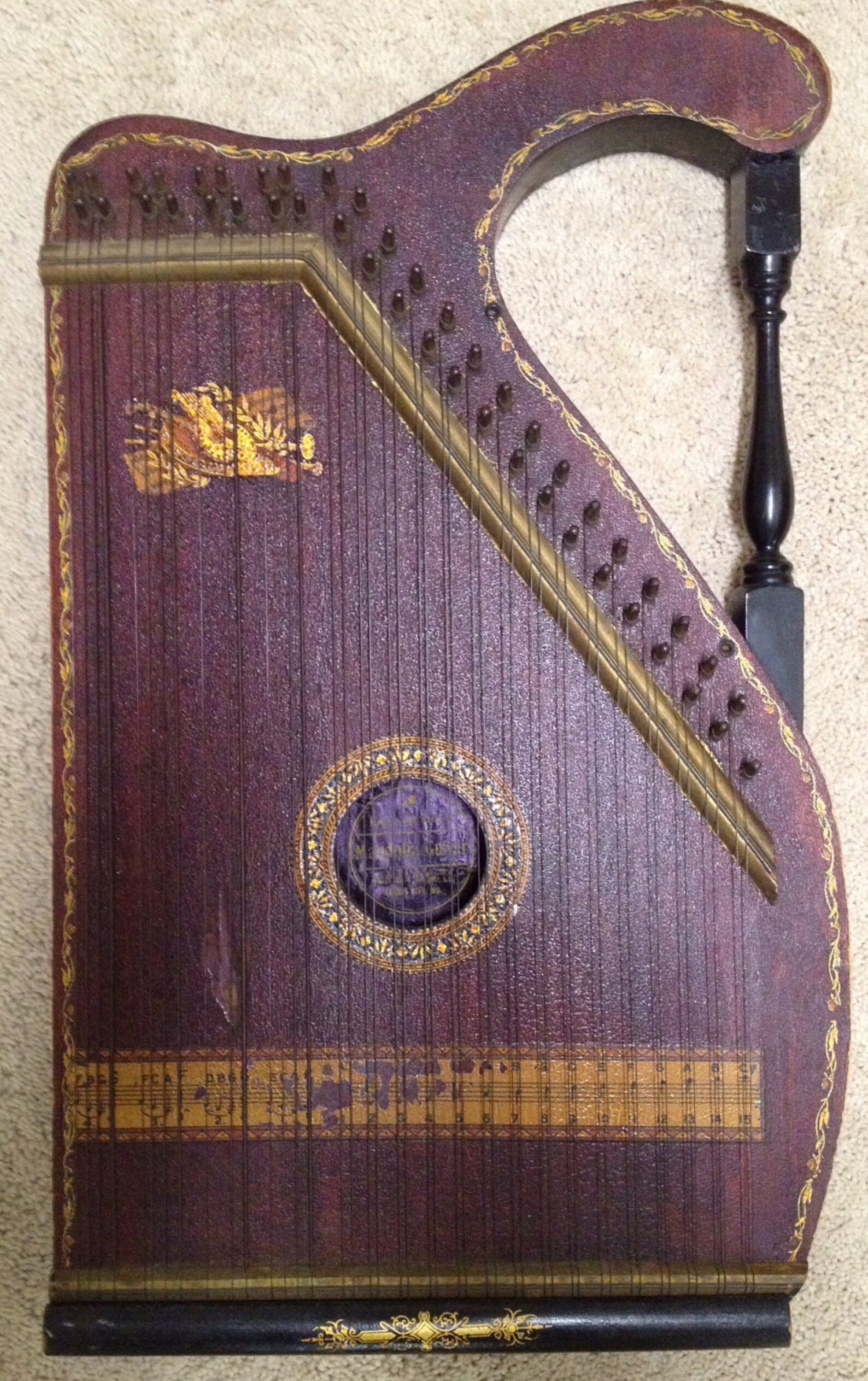 Antique Zither Antique Mandolin Guitar American Music Etsy