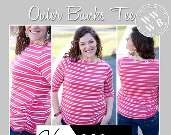 Outer Banks Boat Neck Tee & Tunic for Women size 00-24