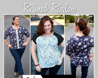 Refined Raglan for Women size XS-XXXL