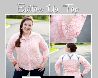 Button Up Top For Women Size xxs-xxxl