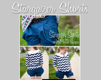 Stargazer Shorts for girls size 9m-16