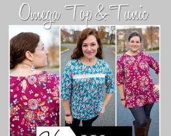 Omega Top and Tunic for Women Size XXS-5X