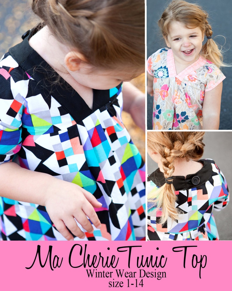 Ma Cherie Tunic Top for girls size 1-14 image 1