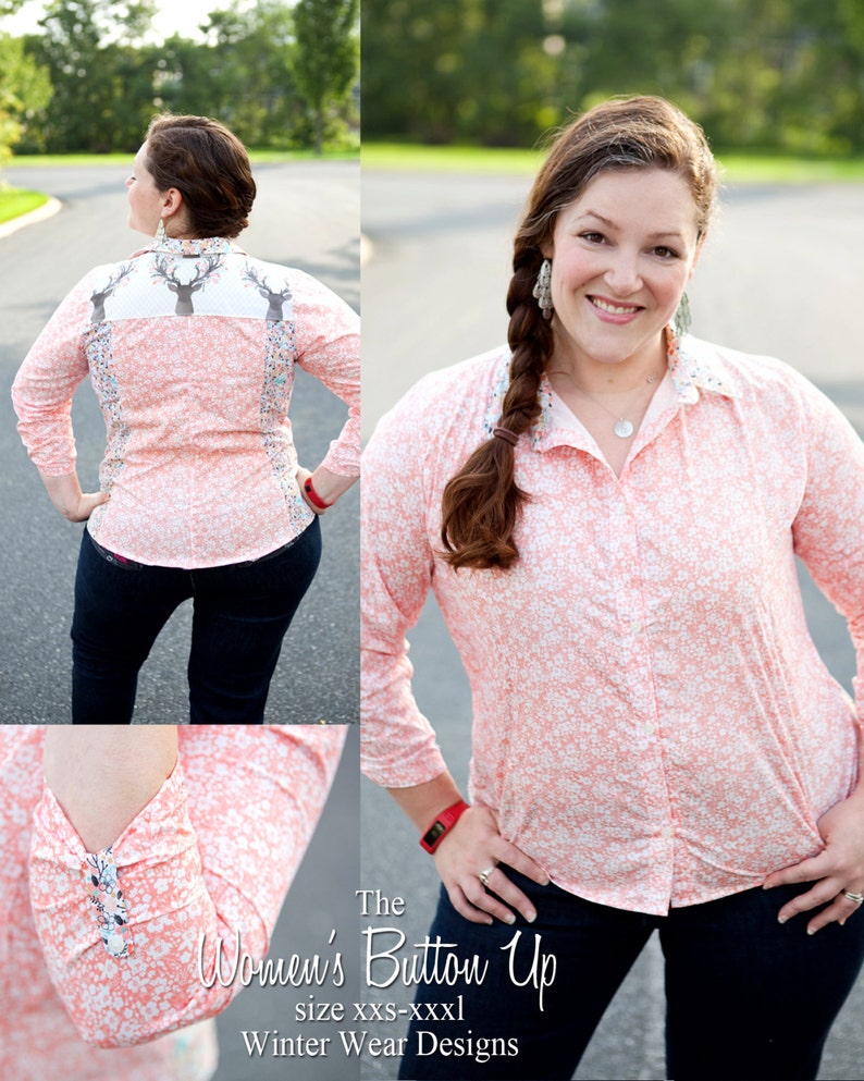 The Women's Button Up Top size xxsxxxl. Sleevelessshort Etsy