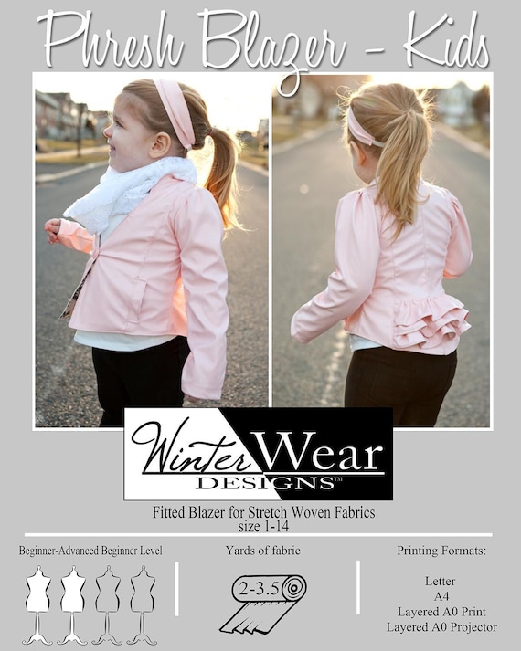 Girls fitted blazer sale