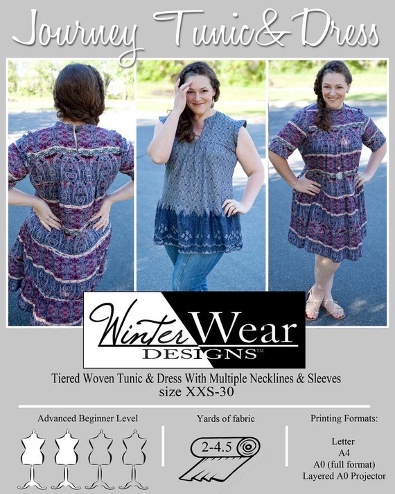 knee length dresses for ladies Journey Tunic & Dress for Women Size XXS-30 main image 0