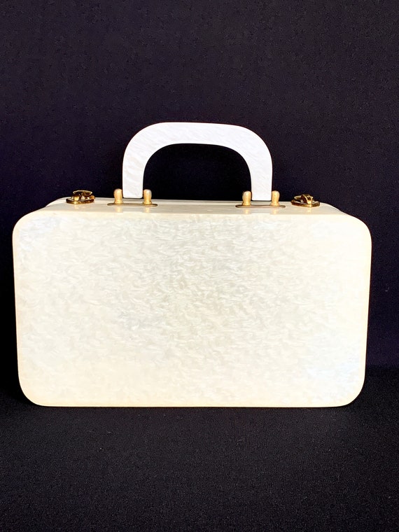 Wilardy Lucite Handbag / Purse - Vintage Luggage o