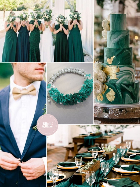 Emerald Green floral necklace Green White ombre flowers Statement necklace Party Prom wedding Bride Bridesmaids Emerald dress jewelry Emerald Green floral necklace Green White ombre flowers Statement necklace Party Prom wedding Bride Bridesmaids Emerald dress jewelry