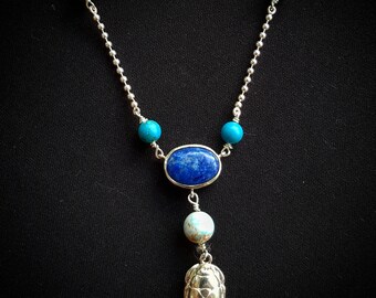 Sterling Silver Scarab Beetle necklace