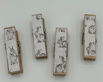 Vintage Rabbit Chip Clips