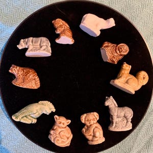 Vintage Wade Figurine Small Collectable Animal Choice Of 10 Wade Koala Rhino Zebra Polar Bear Parrot Squirrel Lemur More For Gift Or Display