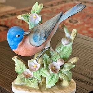 Lefton Napco Japan Collectable Birds Porcelain Bird Figurines 8 Vintage Porcelain Bird Figurines For Bird Lover Bird Collection Gift Display