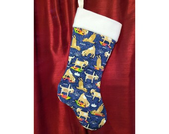 Yoga Goats Christmas Stocking - Customizable