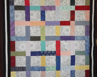 Kit para colorear tu propio edredón de mandala: Edredón de regazo de 57x50